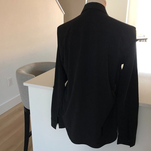 Eddie Bauer Departure 2.0 Classic Fit Casual Lg Sleeve Shirt UPF 50+ Navy Sz M - Picture 7 of 11